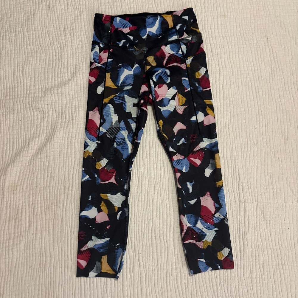 Brooks Method 3/4 Running Tights in Fast Floral Print